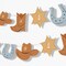 Big Dot of Happiness My First Rodeo Garland Banner Little Cowboy 1st Birthday Party Backdrop 30 Feet of Cord 15 Double Sided Paper Western Shapes